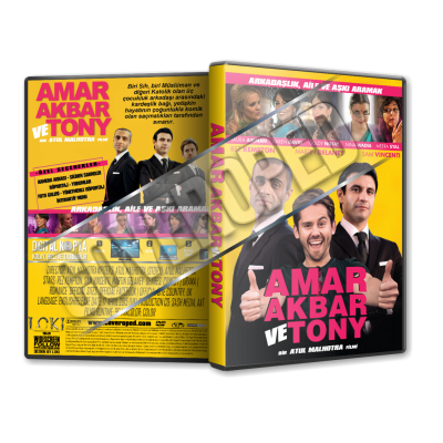 Amar Akbar Ve Tony 2016 Cover Tasarımı (Dvd Cover)
